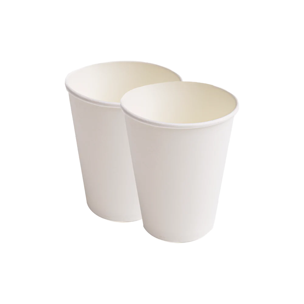 VASO 8 Oz UNA CAPA BLANCO 50 UDS