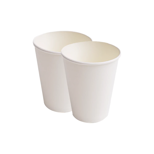VASO 8 Oz UNA CAPA BLANCO 50 UDS