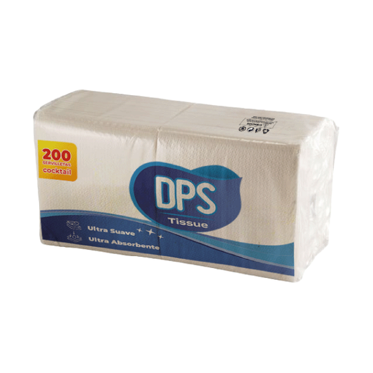 SERVILLETA COCKTAIL TISSUE 200 UNIDADES