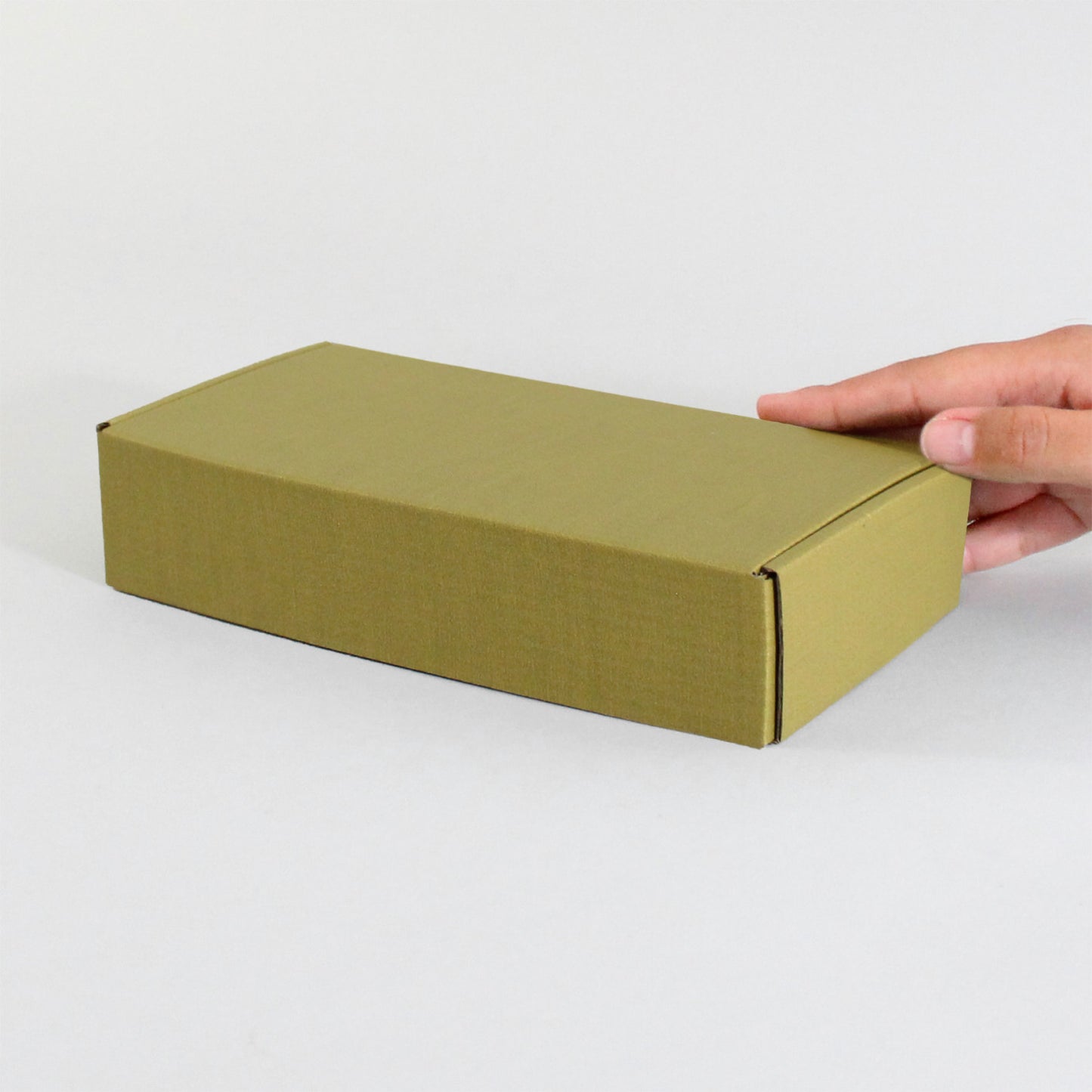 Caja autoarmable 19x10x4 amarilla