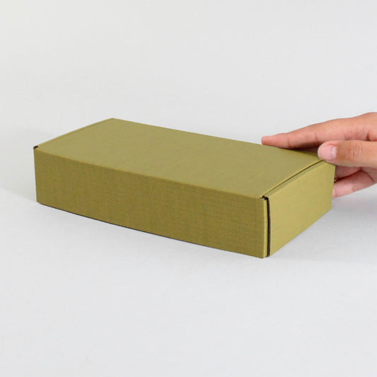 Caja autoarmable 19x10x4 amarilla