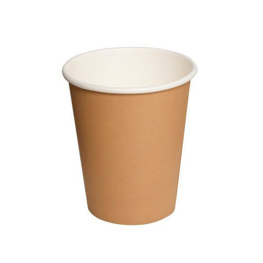 VASO UNA CAPA KRAFT 8 OZ NP X 50