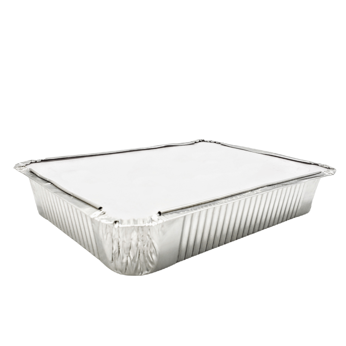 ALUMINIO C18 L RECTANGULAR  C/ TAPA CARTON x 20U
