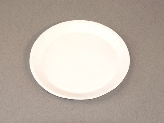 PLATO BLANCO CARTULINA N 1 (15 CM)