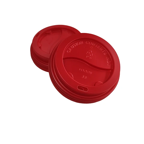 TAPA VASO POLIPAPEL ROJA VASO 12OZ 350CC Y 490CC