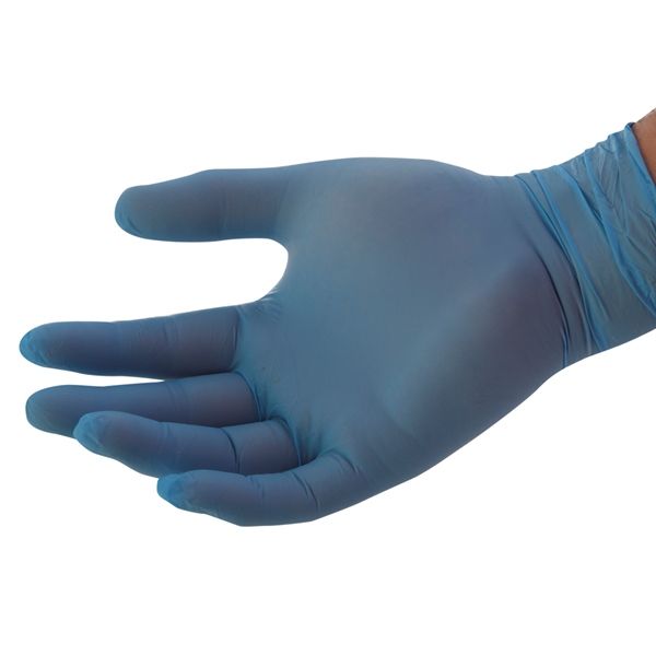 GUANTE NITRILO AZUL EXAMGLOVE T-M 1X100