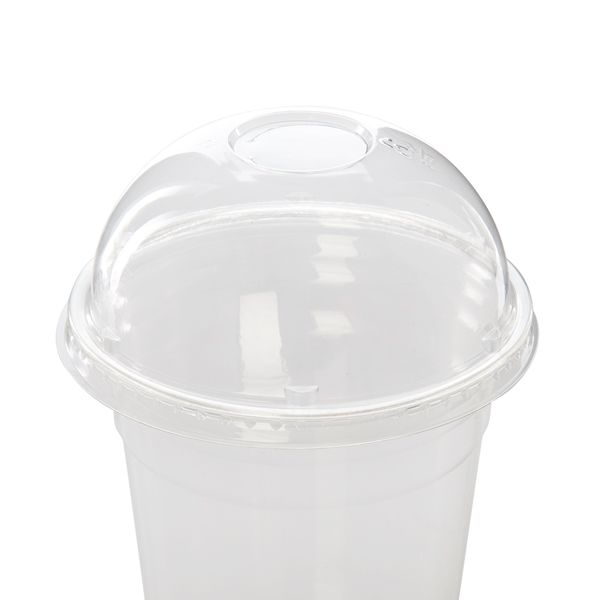 VASO PET 16 OZ CON TAPA DOMO X 50 UNIDADES