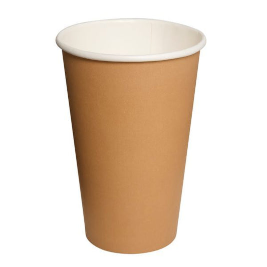 VASO UNA CAPA KRAFT 16 OZ NP X 50