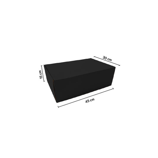 Caja autoarmable 45x30x15 NEGRA