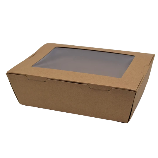 CAJA KRAFT VENTANA 700 ML (16,75 X 11,75 X 4,5)