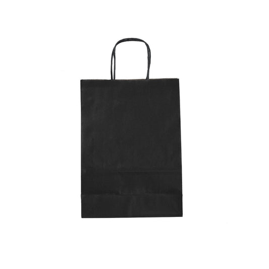 Bolsa de papel kraft negro 30x22x10 (cm)