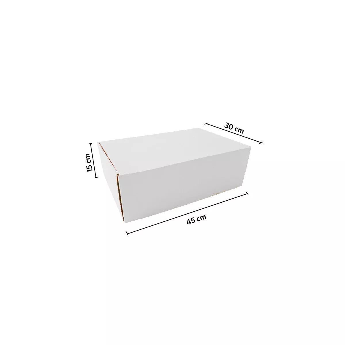 Caja Blanca Autoarmable 45x30x15